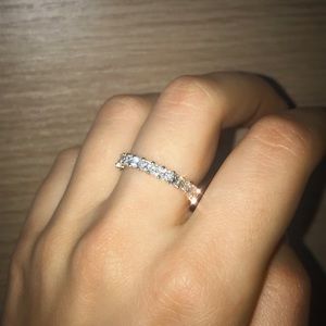 Eternity White Princess Diamonds Ring